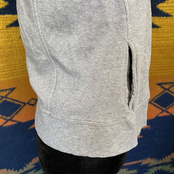 L.L. Bean 90’s Gray Sweater Vest. Zip Up. Pockets Inside/out. Size Small. Cotton - Picture 5 of 16